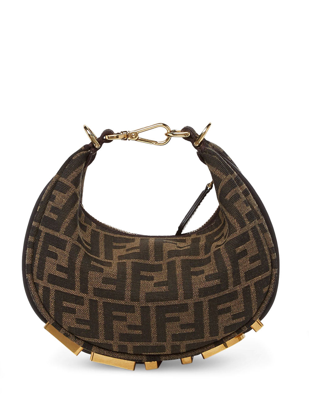 MINI FENDIGRAPHY SHOULDER BAG Fendi BROWN UNICA