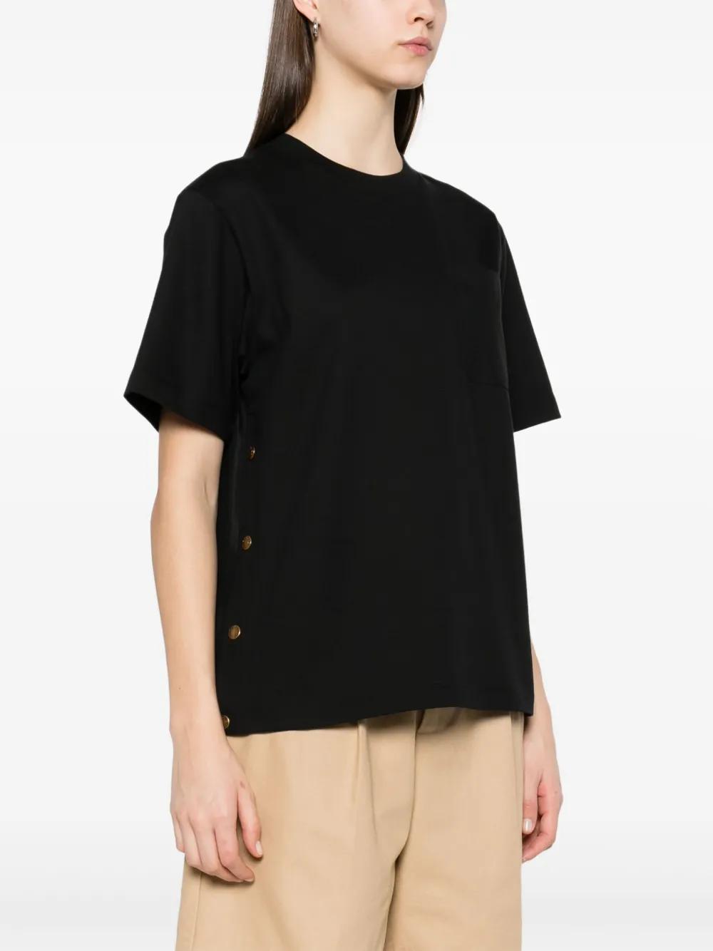 TSHIRT WITH SIDE BUTTONS Moncler