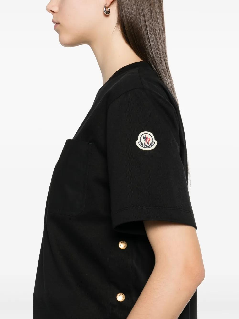 TSHIRT WITH SIDE BUTTONS Moncler