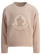 PINK COTTON SWEATSHIRT MONCLER KIDS PINK 14Y