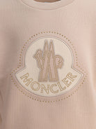 PINK COTTON SWEATSHIRT MONCLER KIDS