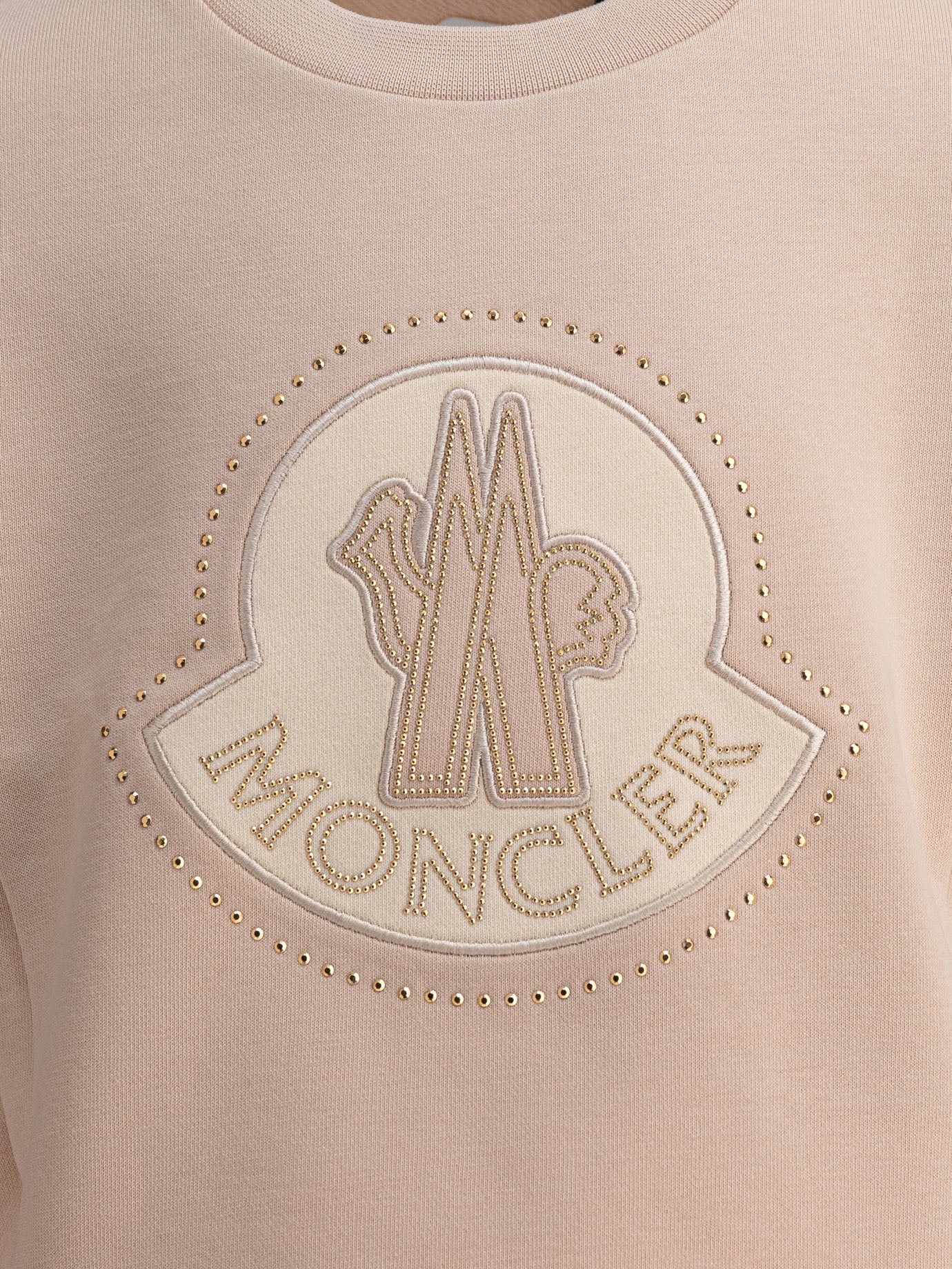 PINK COTTON SWEATSHIRT MONCLER KIDS