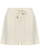 COTTON FLEECE SHORTS Moncler IVORY XS