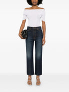 WHITE BOAT NECK TOP Khaite