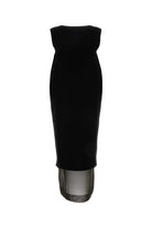 BLACK VISCOSE BLEND MALIK DRESS Khaite BLACK XS
