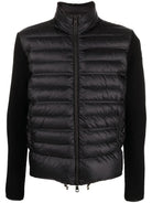 PADDED JACKET WITH KNITTED SLEEVES Moncler BLACK S