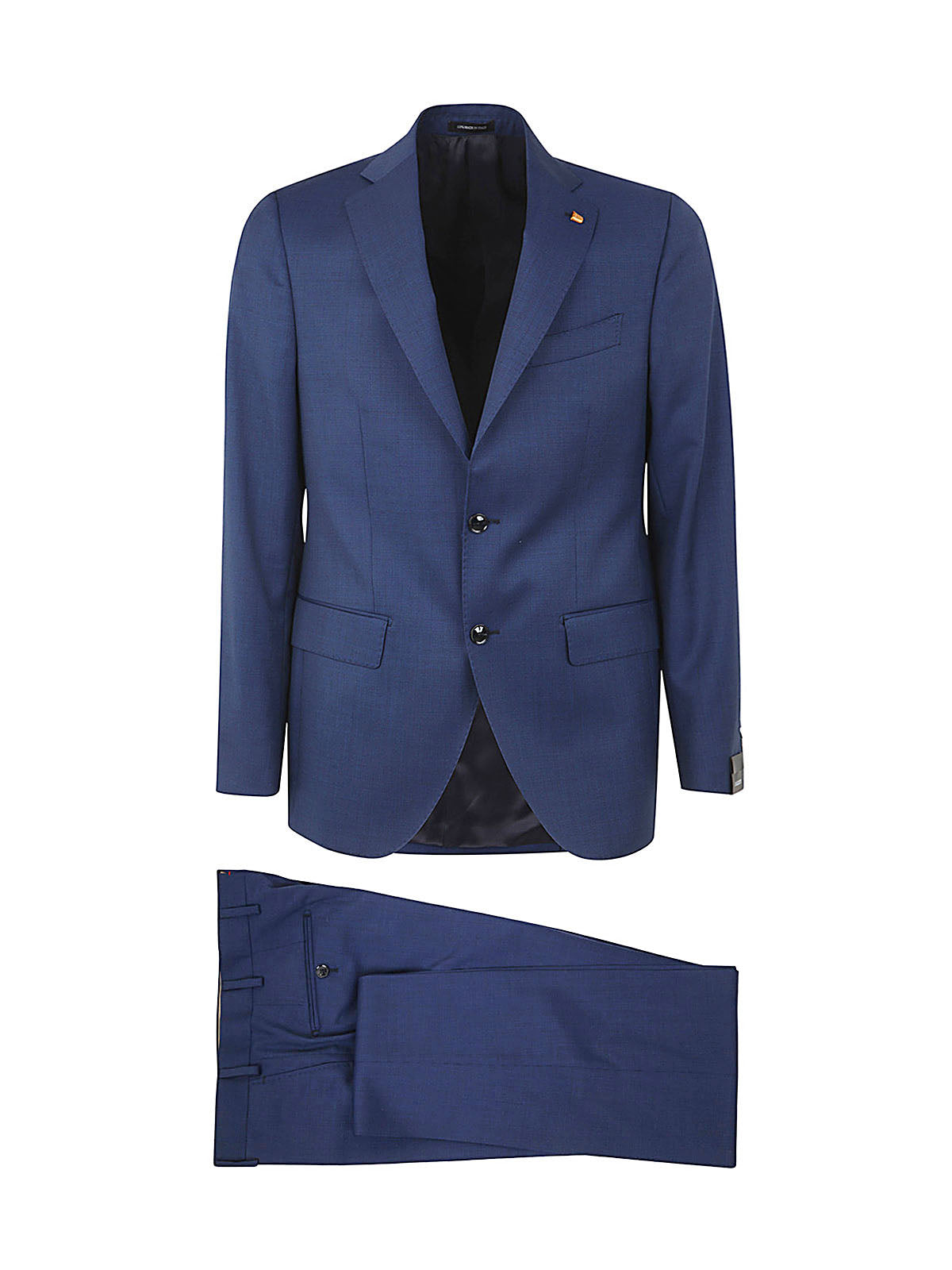 WOOL SUIT WITH TWO BUTTONS SARTORIA LATORRE BLUE 56