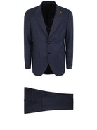 TWO BUTTONS SUIT SARTORIA LATORRE BLUE 56