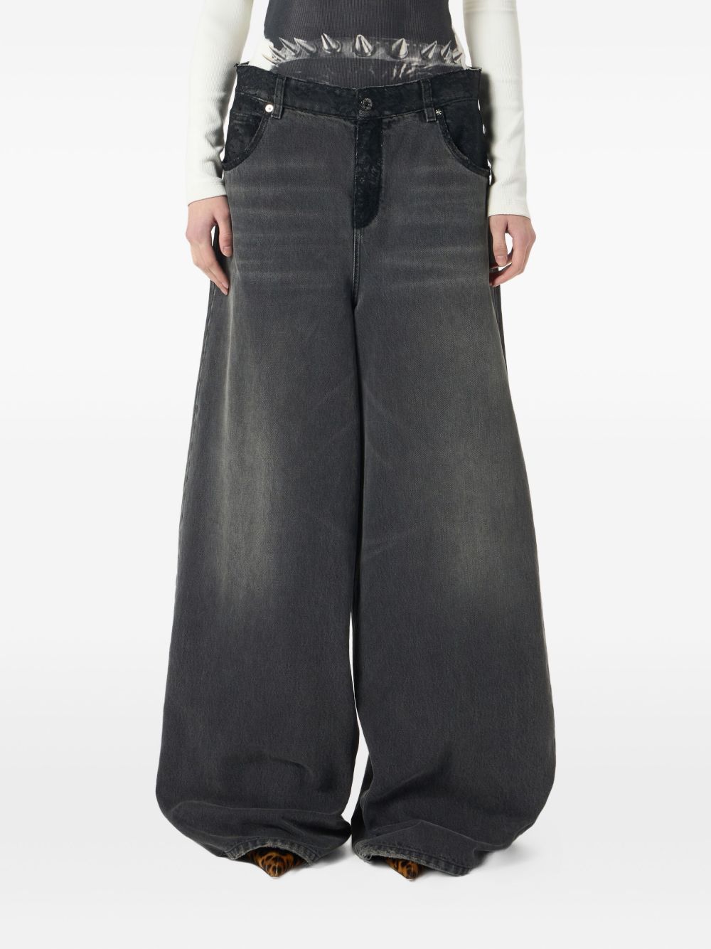 GREY 100% CO CLOTHING JEANS Blumarine