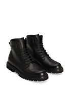 LEATHER BOOTS WITH LACE-UP DESIGN Dolce & Gabbana