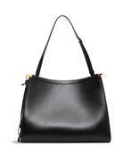 LE CLICK SQUARE LEATHER BAG M BLACK Alaia