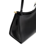 LE CLICK SQUARE LEATHER BAG M BLACK Alaia