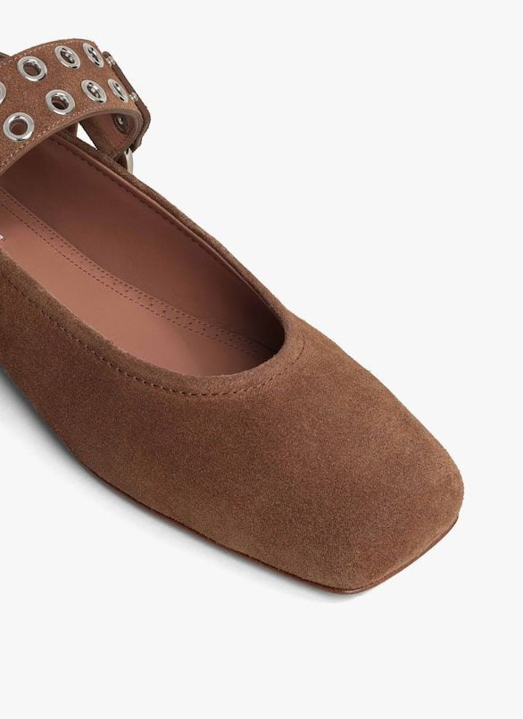SUEDE BALLET FLATS Alaia