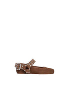 SUEDE BALLET FLATS Alaia BROWN 36