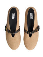 BALLET FLATS IN PAPER STRAW Alaia