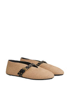BALLET FLATS IN PAPER STRAW Alaia