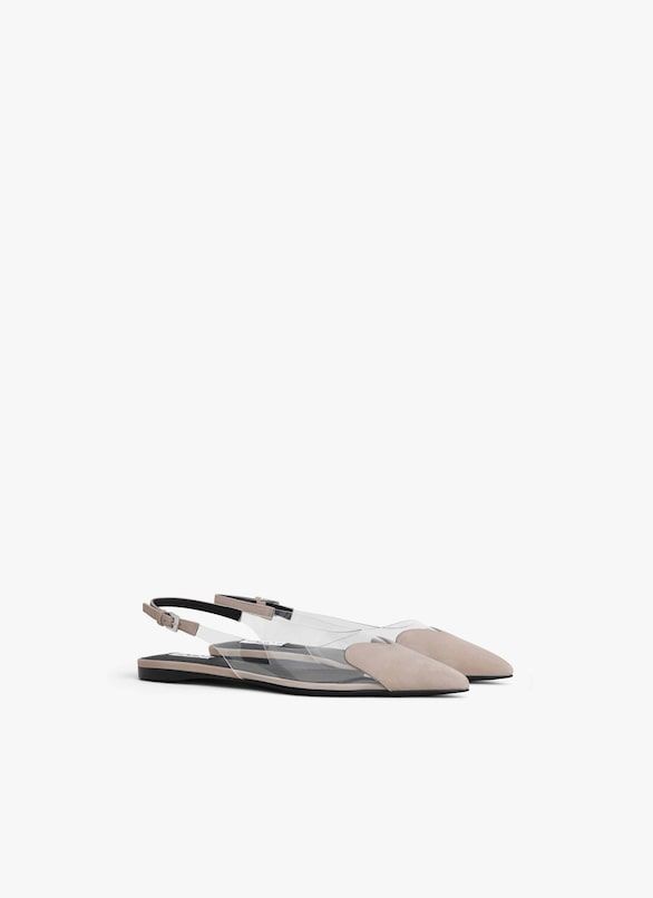 FLAT SLINGBACK LE COEUR LAT. BEIG Alaia