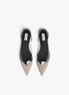 FLAT SLINGBACK LE COEUR LAT. BEIG Alaia