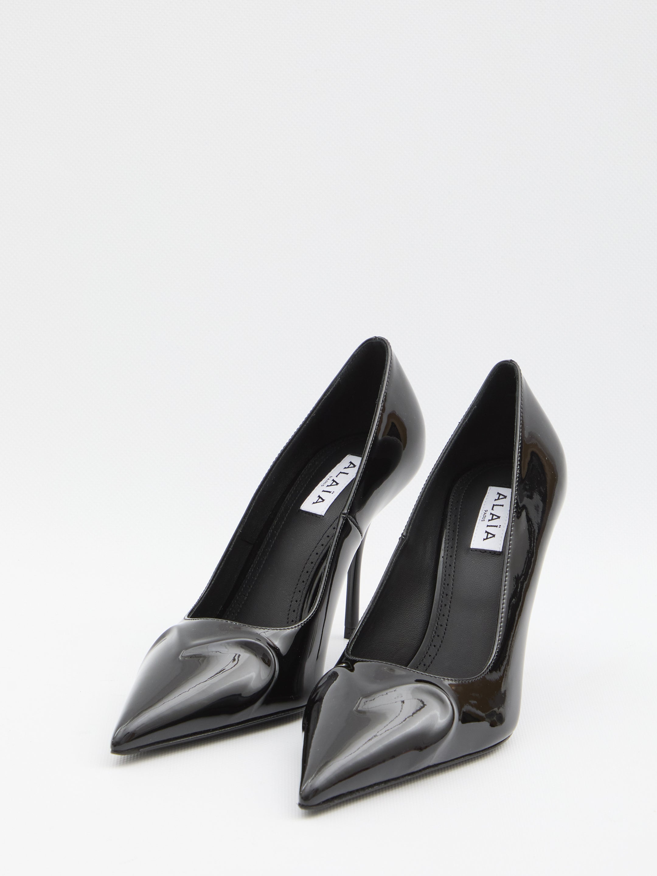 100MM LEATHER HEELED PUMPS Alaia