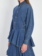 ROUND DENIM SHIRT Alaia