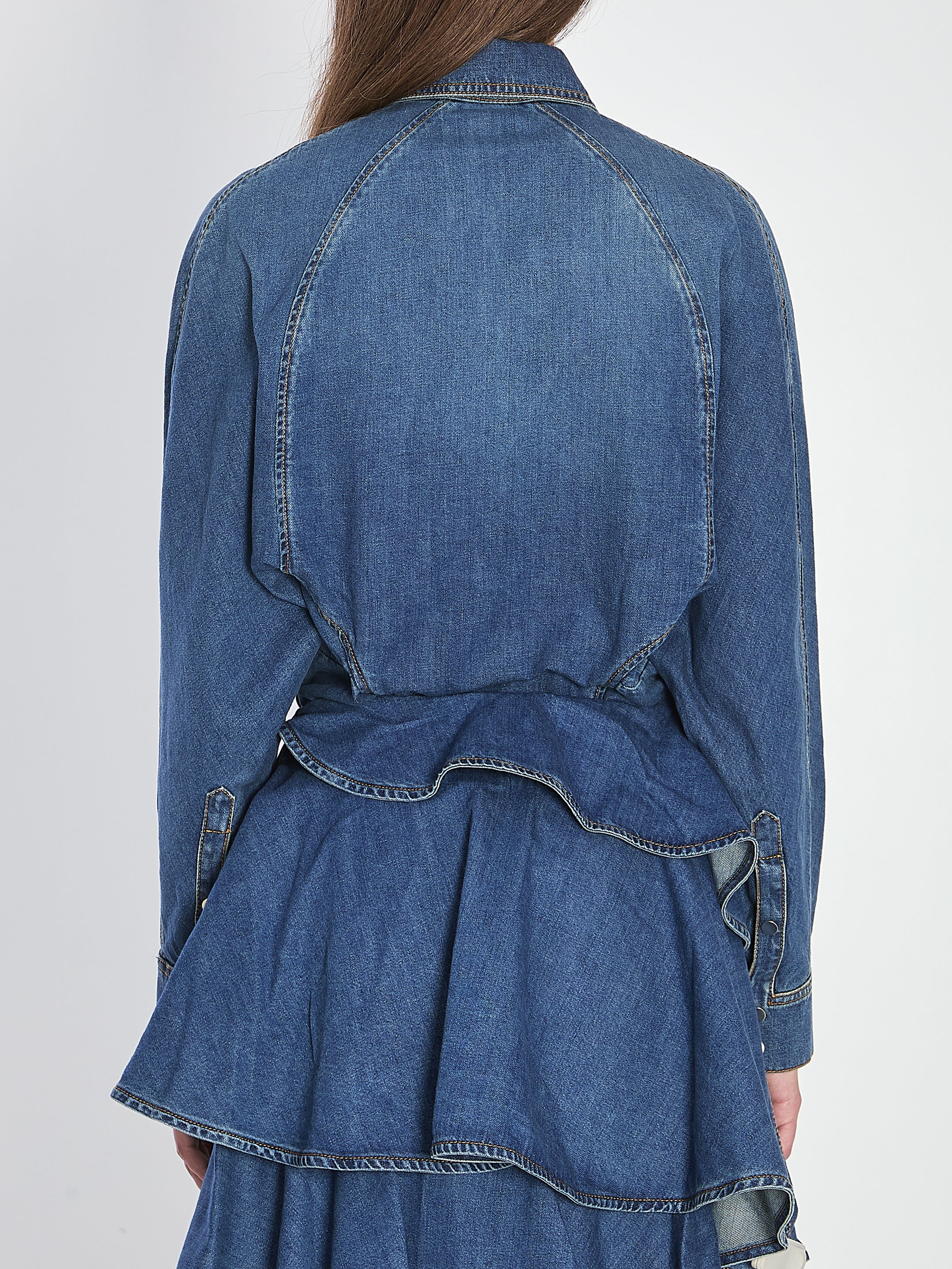 ROUND DENIM SHIRT Alaia