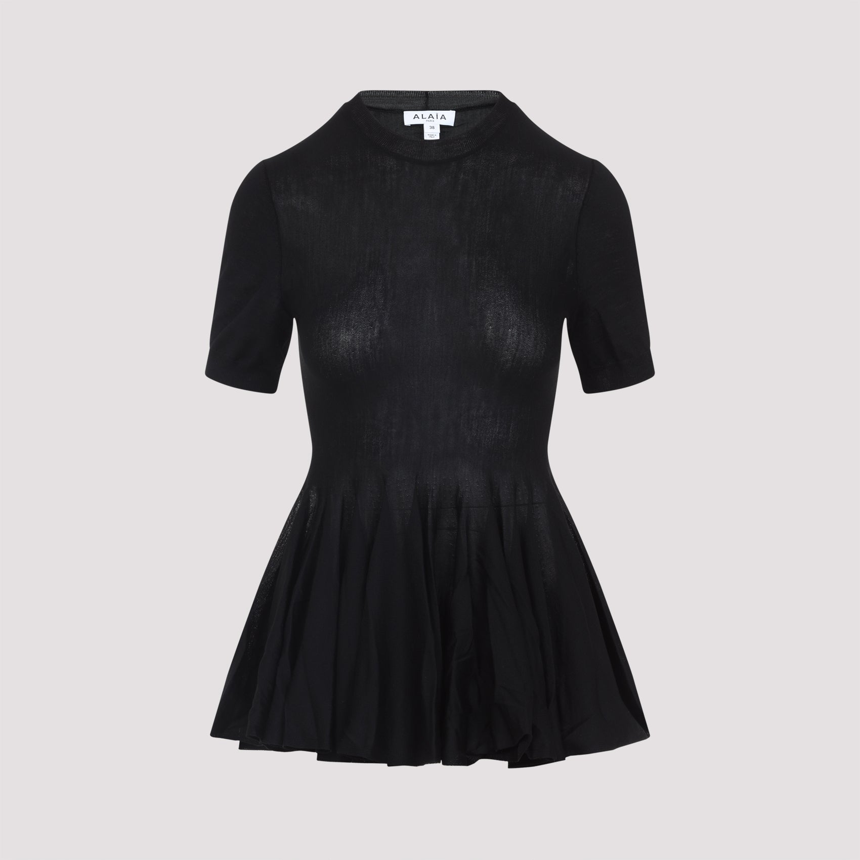 ALAÏA PEPLUM TOP Alaia