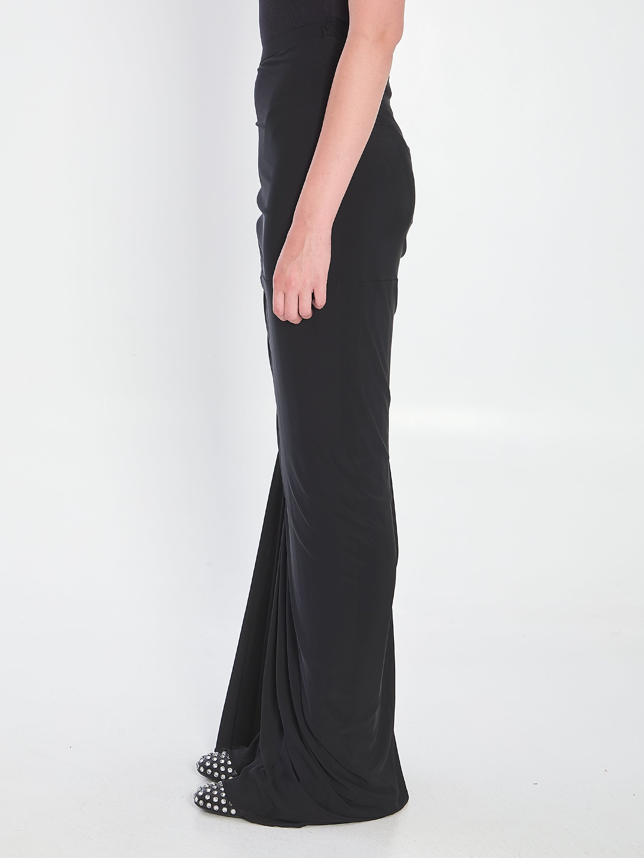 LONG DRAPED JERSEY DRESS Alaia