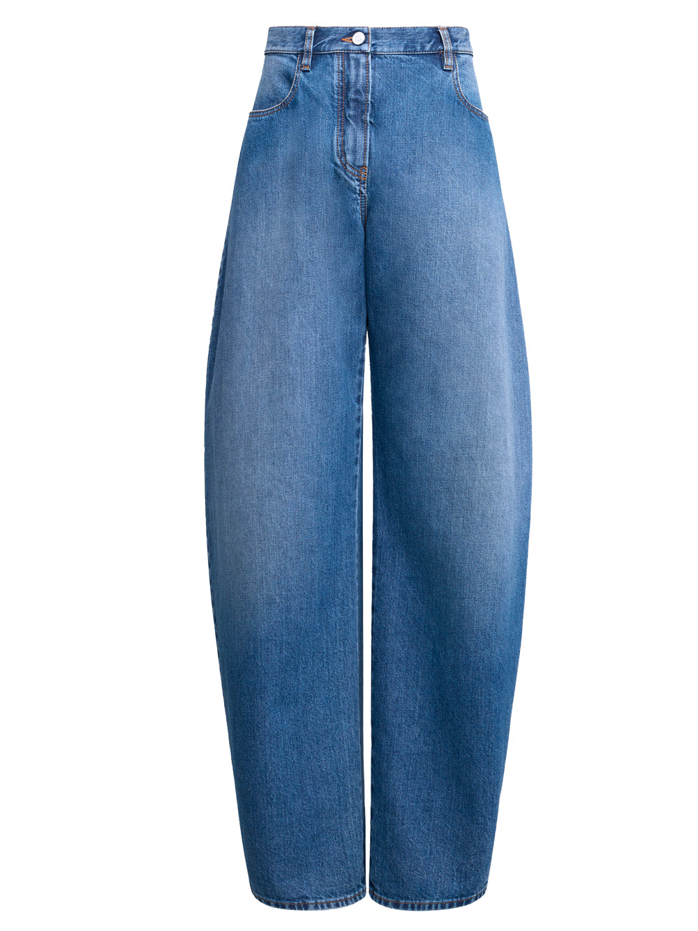 LOW WAIST ROUND JEANS Alaia BLUE 42