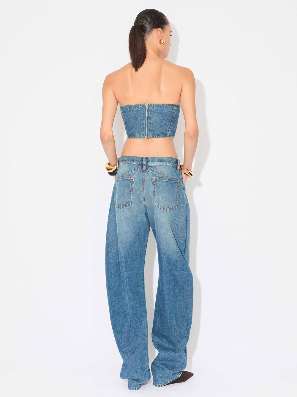 LOW WAIST ROUND JEANS Alaia
