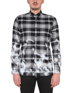 TARTAN PATTERN SHIRT Philipp Plein BLACK S