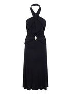 MIDI DRESS Elisabetta Franchi BLACK 40