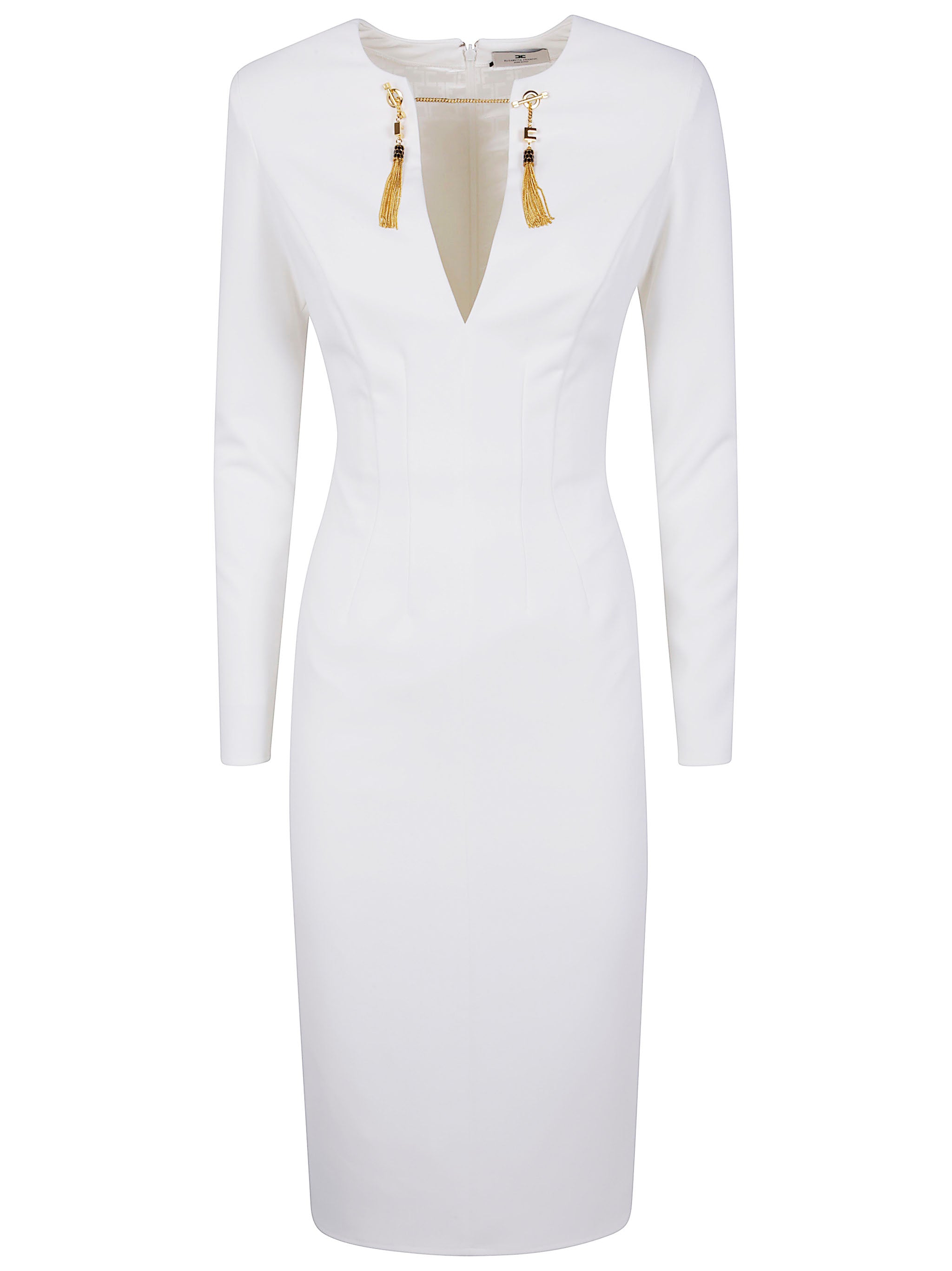 Elisabetta Franchi MIDI FIT DRESS – Lord & Taylor