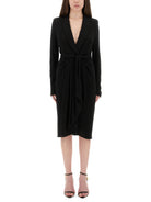BLACK VISCOSE DRESSES Tom Ford