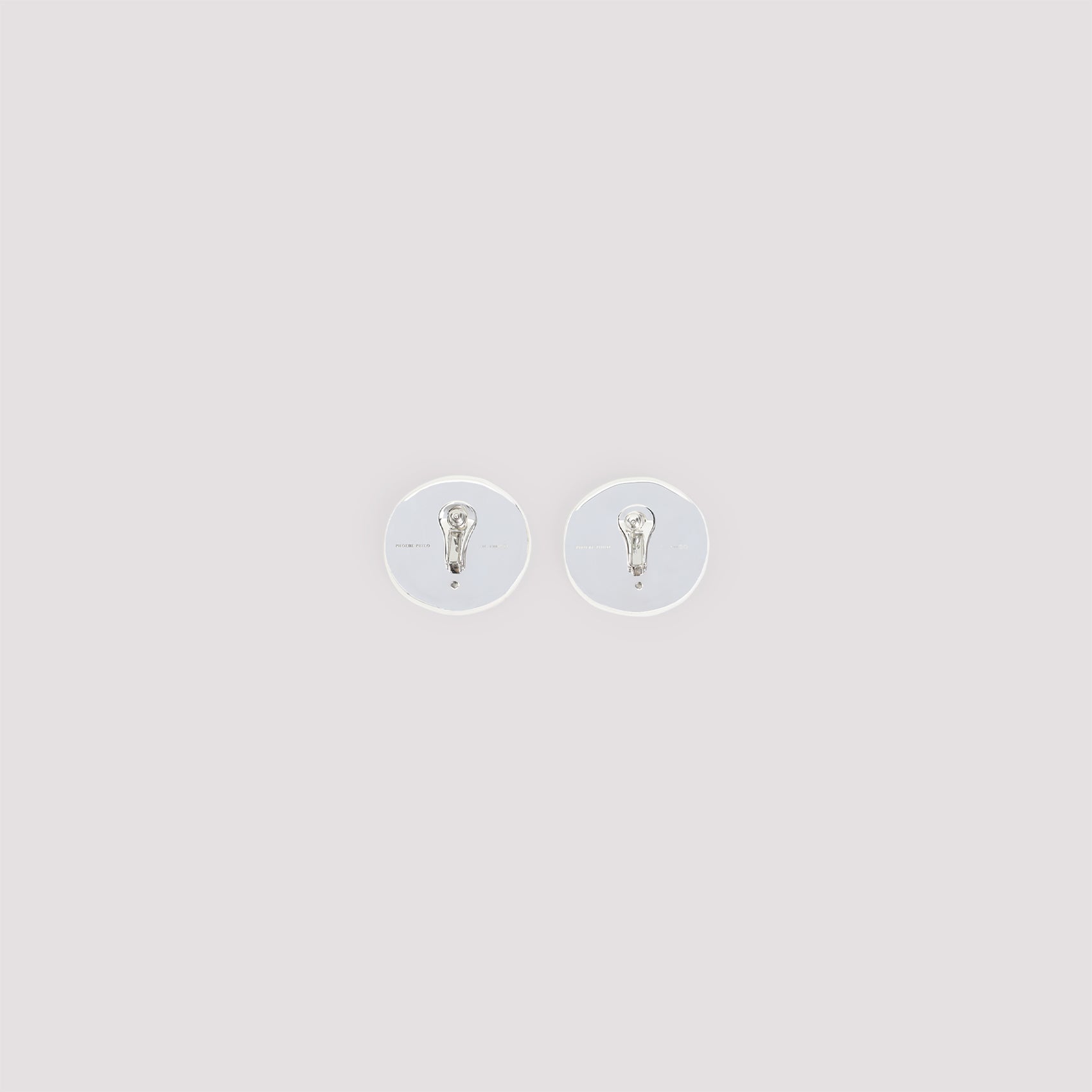 MEDALLION DISH EARRINGS PHOEBE PHILO