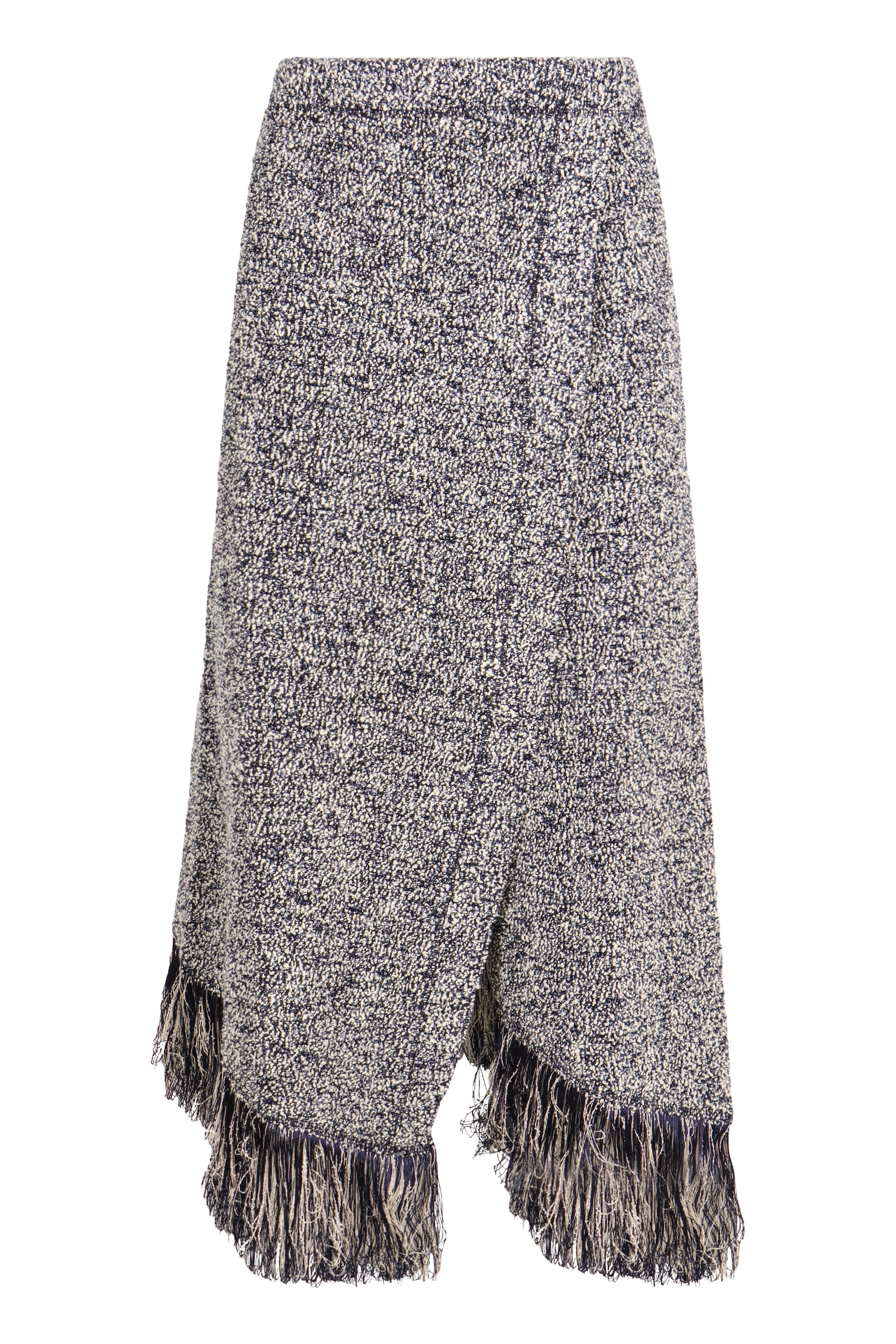 FRINGED WRAP SKIRT Paco Rabanne blue 38