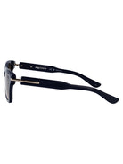 BLUE-BLUE-BROWN RECYCLED ACETATE SUNGLASSES Alexander McQueen
