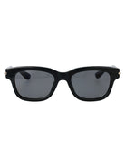GREEN-GREEN-GREY RECYCLED ACETATE SUNGLASSES Alexander McQueen GREEN-GREEN-GREY 51