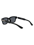 GREEN-GREEN-GREY RECYCLED ACETATE SUNGLASSES Alexander McQueen