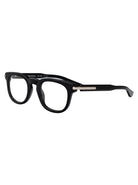 BLACK-BLACK-TRANSPARENT RECYCLED ACETATE GLASSES Alexander McQueen