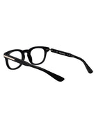 BLACK-BLACK-TRANSPARENT RECYCLED ACETATE GLASSES Alexander McQueen