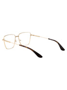 GOLD-GOLD-TRANSPARENT METAL GLASSES Alexander McQueen