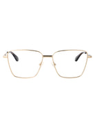 GOLD-GOLD-TRANSPARENT METAL GLASSES Alexander McQueen GOLD-GOLD-TRANSPARENT 55
