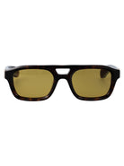 HAVANA-HAVANA-YELLOW RECYCLED ACETATE SUNGLASSES Alexander McQueen HAVANA-HAVANA-YELLOW 52