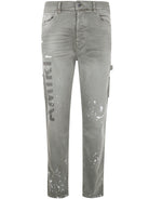 " STENCIL" SLIM JEANS AMIRI GREEN 31/32