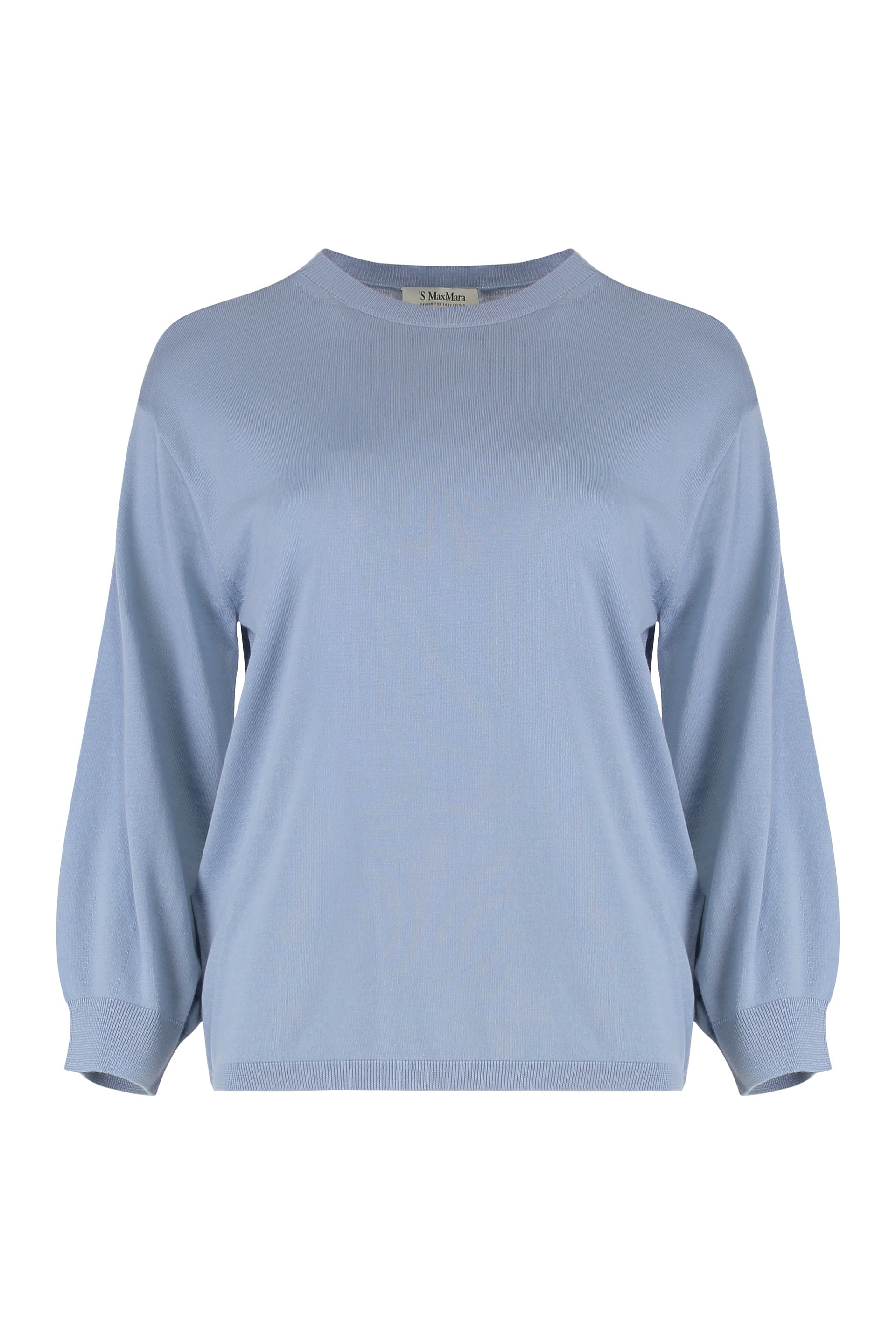 AMICO VIRGIN WOOL SWEATER S MAX MARA Light Blue S