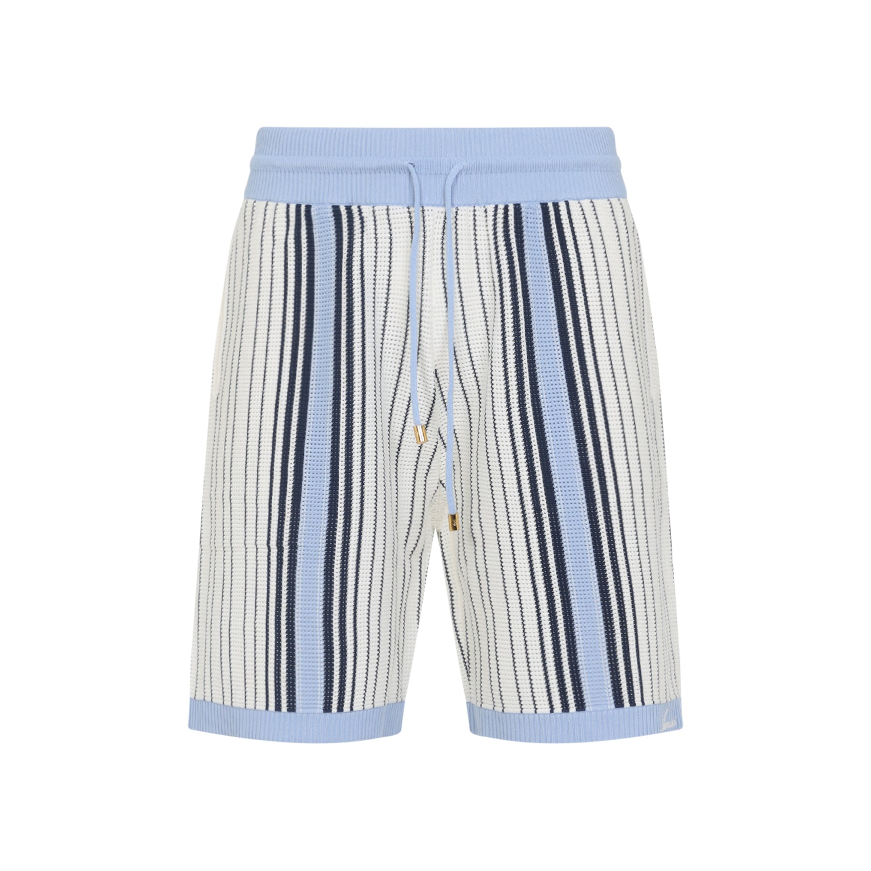 SCRIPT STRIPE SHORT AMIRI BLUE S