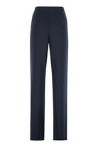 AOSTA CADY TROUSERS MAX MARA STUDIO blue 42