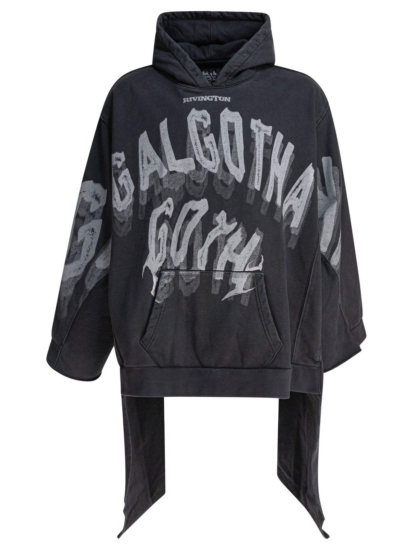 BLACK COTTON SWEATSHIRT RRR123 BLACK S