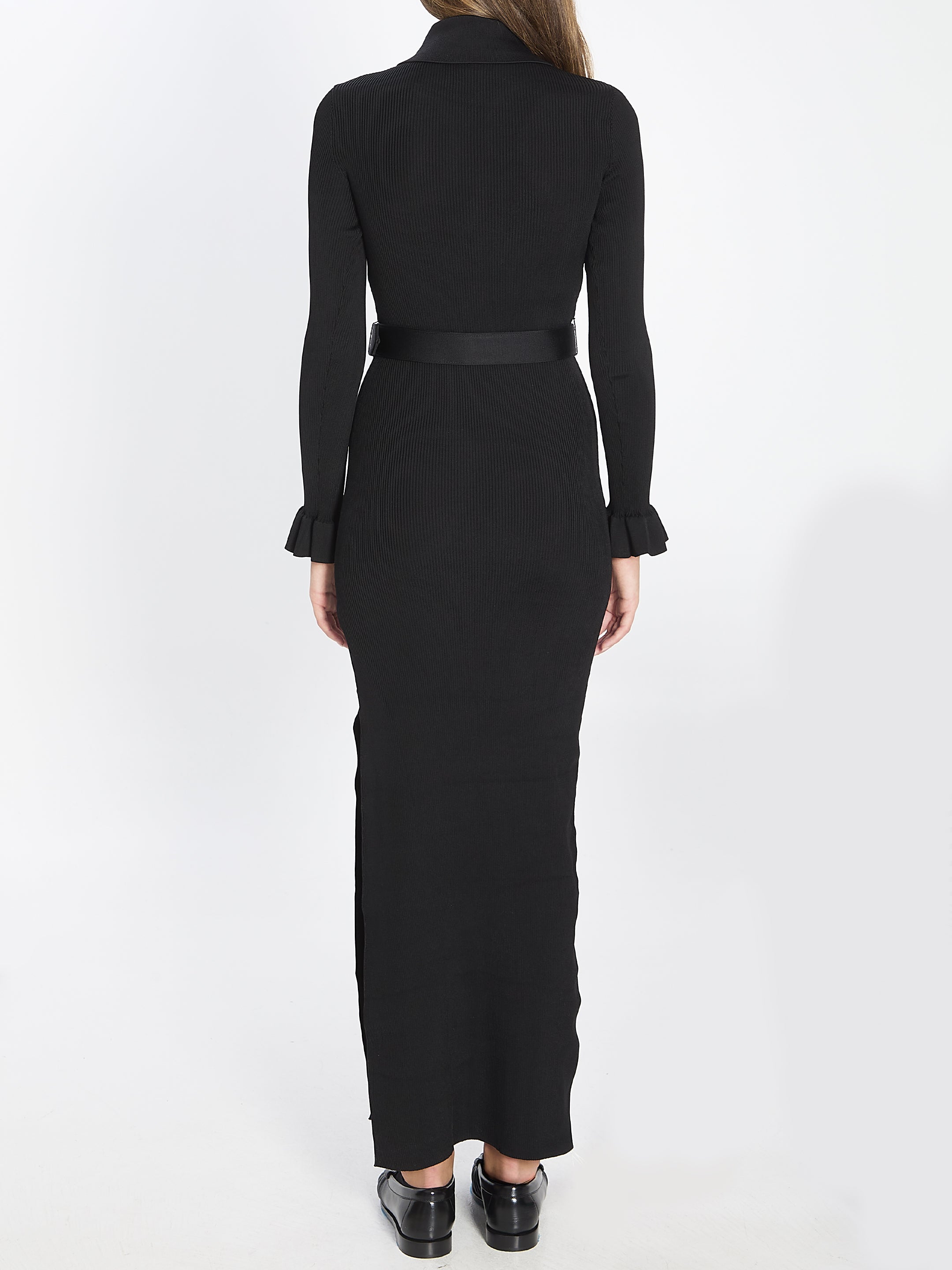 RIBBED KNIT MAXI DRESS Self-Portrait