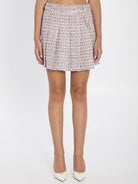 PLEATED SKIRT WITH BELT Self-Portrait PINK 6